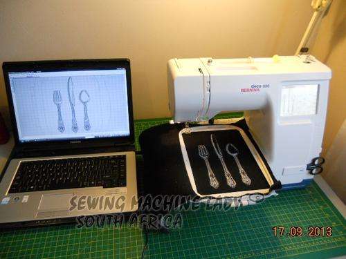 BERNINA DECO 330 EMBROIDERY MACHINE + laptop+transfer card