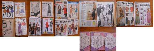 19 ASSORTED PATTERNS (SEWING) shipping R35