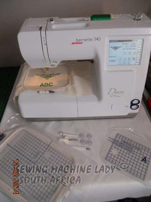 BERNINA DECO 340 (USB) EMBROIDERY MACHINE - WORTH R19 000!