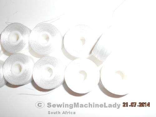 EMBROIDERY PREWOUND white BOBBINS