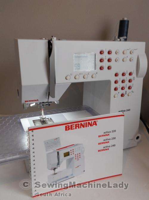 BERNINA ACTIVA 240 SEWING MACHINE in box like new