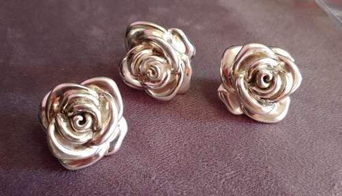 Silver 925 Bulky Ring/Earrings set (Free shipping in SA)