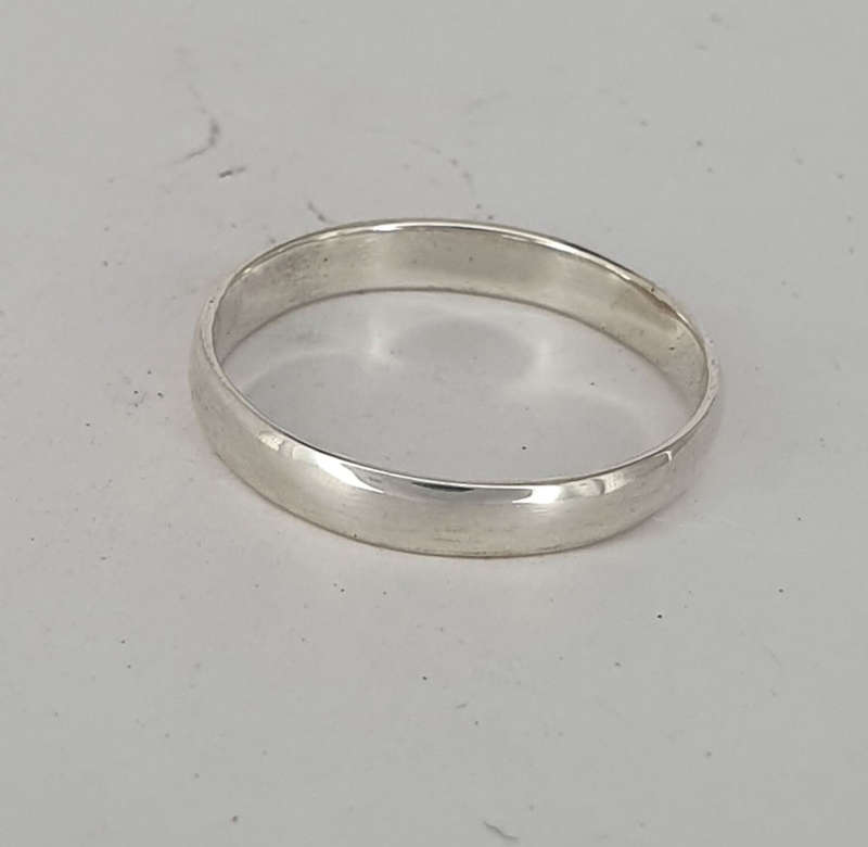 Size K- Silver Band