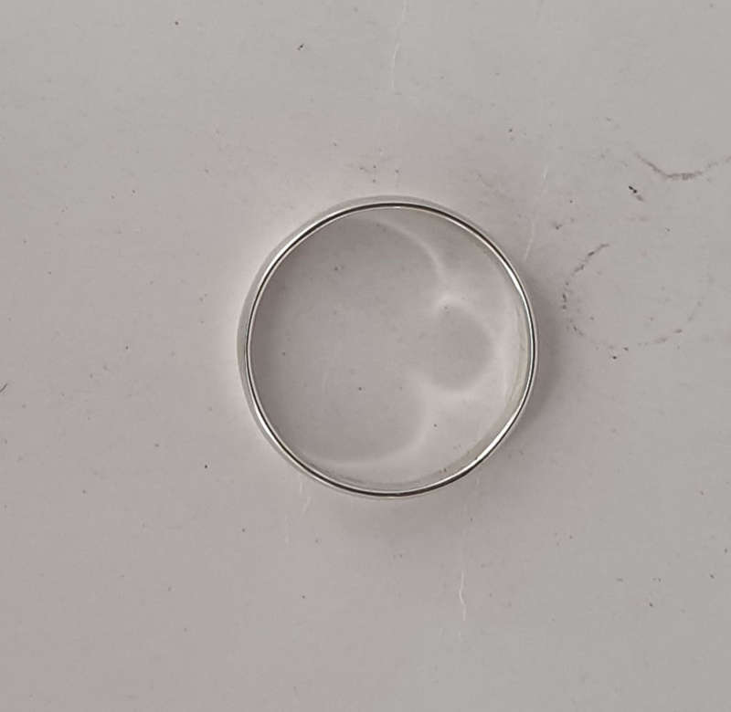 Size K- Silver Band