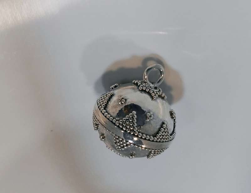 Silver harmony ball pendant