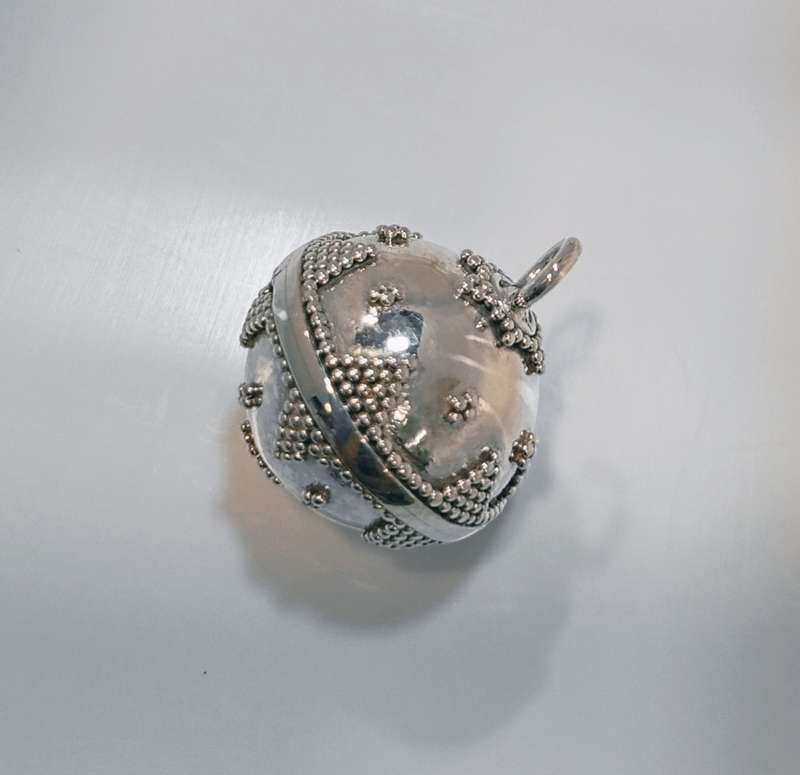 Silver harmony ball pendant
