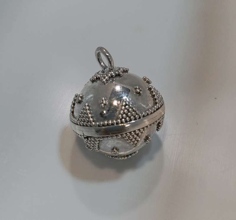 Silver harmony ball pendant