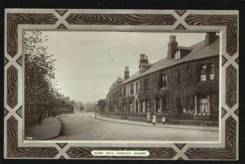 F.W. Scarratt & Co Postcard - Rose Street, Derby. Circa 1913 . As scan.