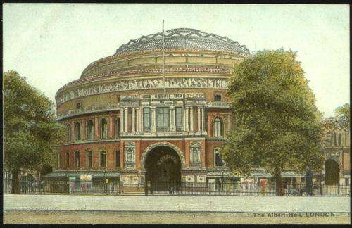 Postcard - The Albert Hall, London.  Circa 1910  As scan.