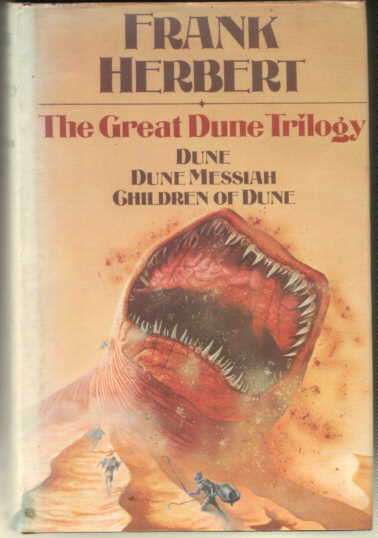 The Great Dune Trilogy - Frank Herbert.  Hardback - Dust Jacket