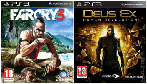 Far Cry 3 & Deus Ex: Human Revolution Bundle (Perfect condition)