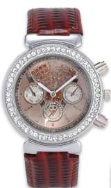 PRICE REDUCED CRYSTAL DIAMOND STAINLESS STEEL WRIST WATCH
