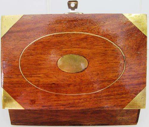 10 X  FANTASTIC HANDCRAFTED WOODEN BOXES WITH BRASS INLAYS