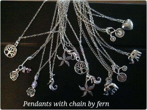 Pendants, Tree of life, Elephant,Sea Horse, Star fish, Bicycle, Heart, Rose Pendant