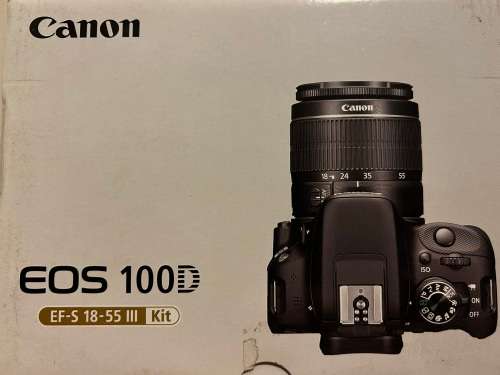 Canon EOS 100D kit with EF-S 18-55 I|I lens