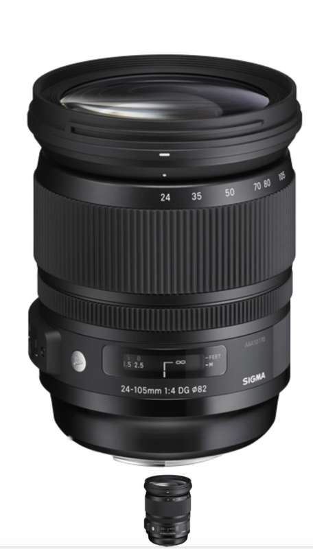 Sigma 24-105mm f/4. DG OS HSM Art Lens