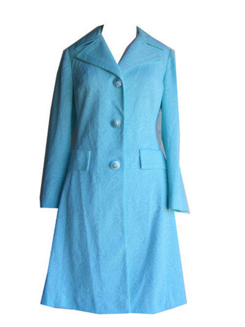 Vintage Turquoise Coat
