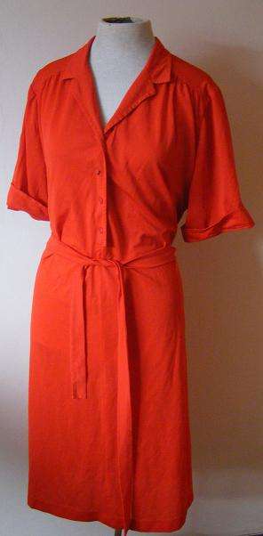 Red vintage dress