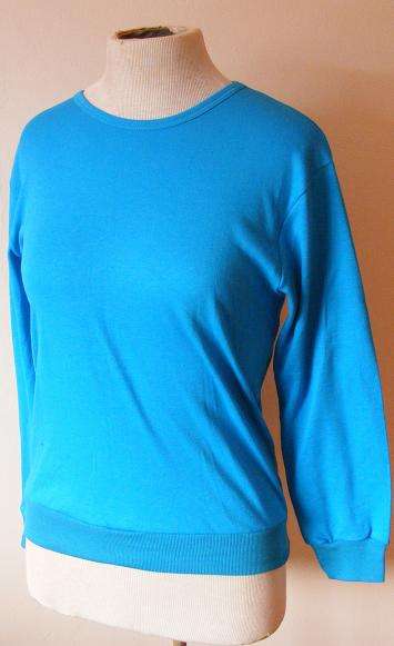 Vintage 80's turquoise sports top