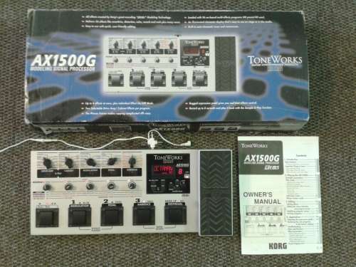 Korg AX1500G pedal postage