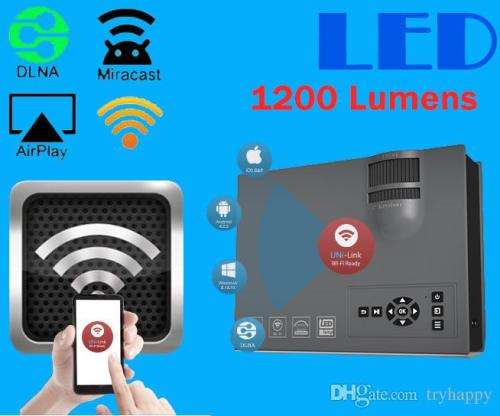 ****SPECIAL OFFER****UC46 Micro Projector Wifi 1200 Lumens HD DISPLAY