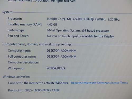 HP Laptop 15-r229ni Core i5 2.2GHz i5-5200U | 15.6" | 1366 x 768pixels | 4GB | 1TB | Notebook