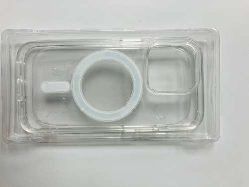Wireless Mag-safe Magnetic Charging Clear Case For iPhone 14 Pro + Tampered Glass