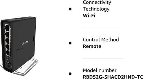 MikroTik hAP ac2 5 Port Gigabit WiFi 5 Router + Huawei 3G Modem- **BACKUP INTERNET ACCESS**
