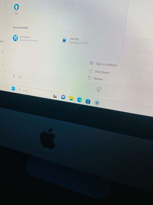 WINDOWS 11 PRO APPLE IMAC - 8GB RAM - 256GB SSD - FULL HD - LATE 2009
