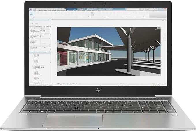 HP ZBook G6 15.6-inch FHD Mobile Workstation - Intel Core i7-8565U 1TB NVME  24GB RAM AMD Radeon Pro