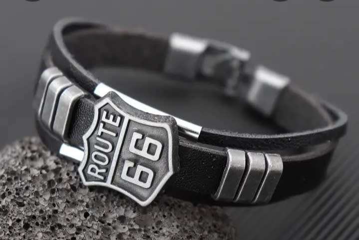 Leather Retro Faux Bracelet