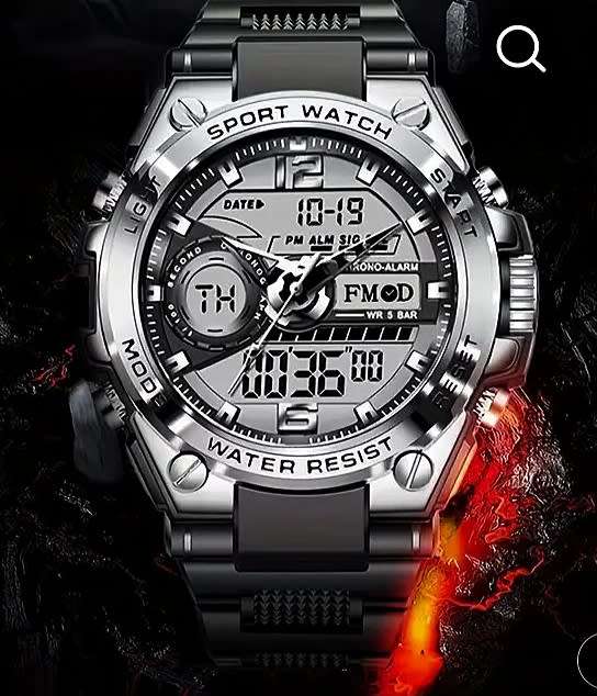 Mens Alloy Sports Watch