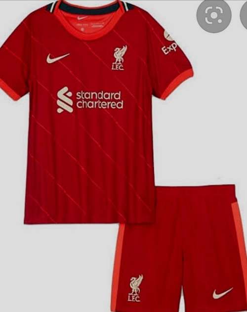 Liverpool FCKids Soccer Kit.
