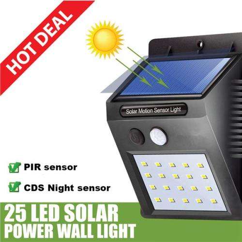 Bulk from 6//Brand new Solar Sensor Wall Light 25LED
