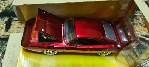 Jada Toys Fast and Furious Dom`s Dodge Charger Daytona DIE-CAST Car, 1: 24 Scale Red