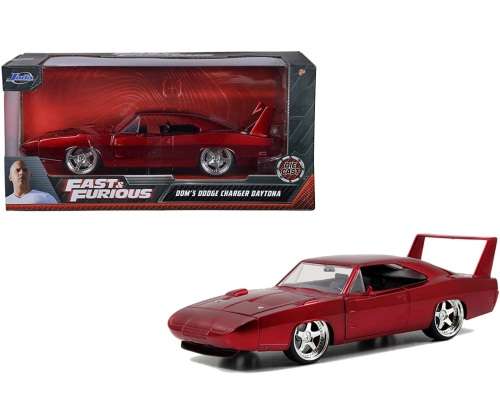 Jada Toys Fast & Furious Dom's Dodge Charger Daytona DIE-CAST Car, 1: 24