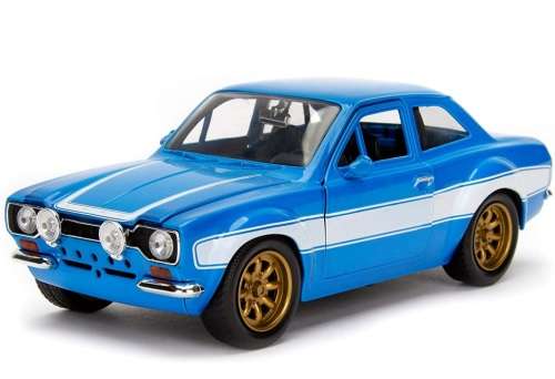 Jada Toys Fast and Furious Brian's Ford Escort RS200 Mk1 DIE-CAST Car, 1: 24 Scale