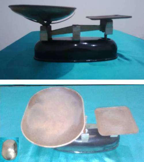 VINTAGE SCALE - NO WEIGHTS - INSIDE OF SCALE BOWL & WEIGHT TRAY MAY NEED REFURBISH PLEASE READ DESC