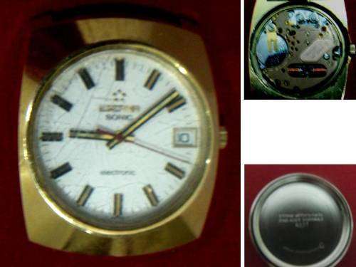 ETERNA SONIC TUNING FORK ELECTRONIC WATCH - ALL ORIGINAL PARTS FOR RESTORATION - PLEASE READ DESC