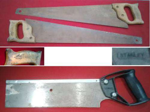 3 VINTAGE STANLEY SAWS  -  READ DESC