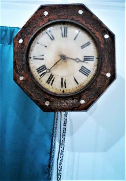 ANTIQUE BLACK FORREST POSTMAN'S CLOCK - MUSEUM PIECE FOR RESTORATION || Please read & view picts