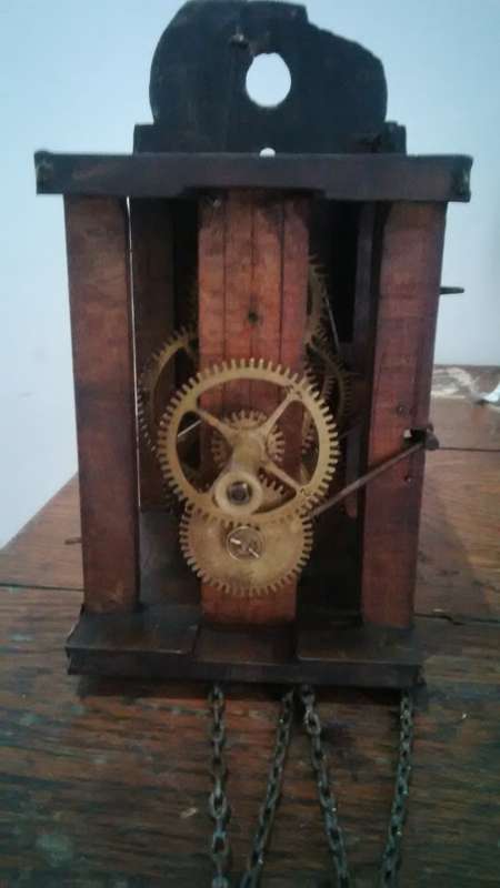 ANTIQUE BLACK FORREST POSTMAN'S CLOCK - MUSEUM PIECE FOR RESTORATION || Please read & view picts