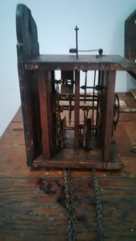 ANTIQUE BLACK FORREST POSTMAN'S CLOCK - MUSEUM PIECE FOR RESTORATION || Please read & view picts