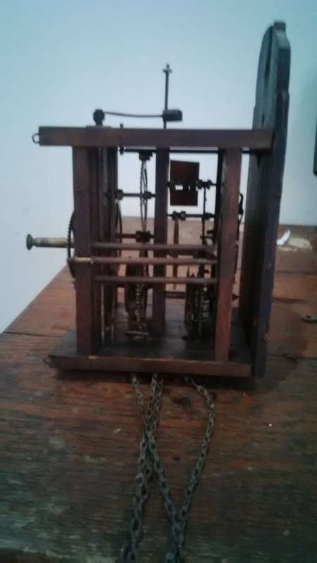 ANTIQUE BLACK FORREST POSTMAN'S CLOCK - MUSEUM PIECE FOR RESTORATION || Please read & view picts
