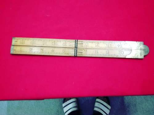 2 VINTAGE JOHN RABONE BOXWOOD RULER NO 1377 & NO 1380 -  PICTURES ARE PART OF THE DESCRIPTION