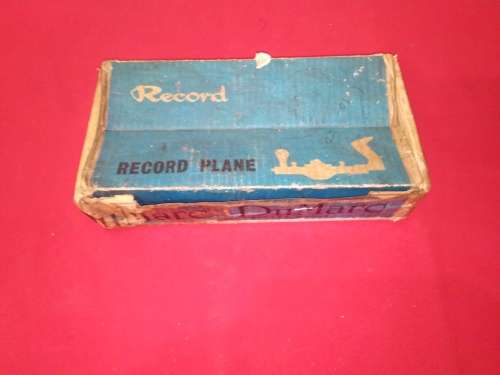 VINTAGE RECORD No735 FIBREBOARD PLANE-NEW IN THE BOX  See PICs & DESC