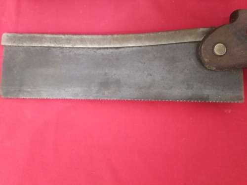 VINTAGE BACKSAW+ MARPLES MITREBOX  See PICs & DESC
