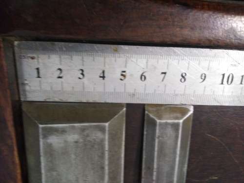 2 Vintage EA Berg Eskilstuna Sweden 25 & 50mm Chisels -  PLEASE C Pics & Desc