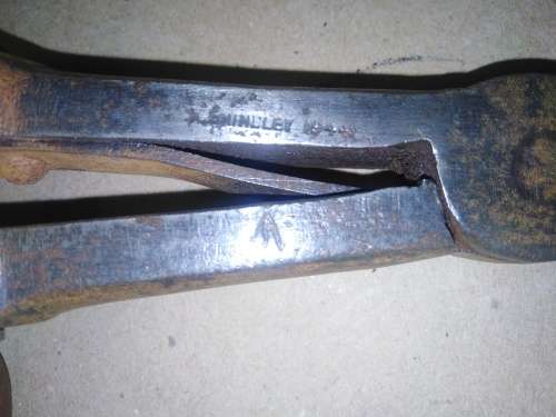 Vintage Engineers/Jewellers Hand Vice, military Issue? - C Markings- Please C Pics N Description
