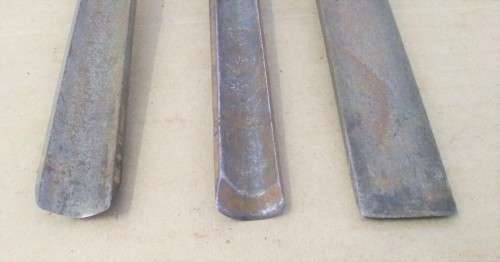 3 VINTAGE CHISELS - SORBY, MARPLES & VINE  - Please C Pics N Description